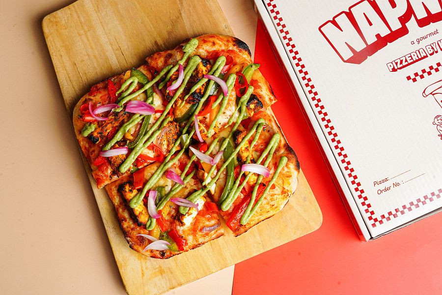 Sicilian Style Indie Mint Pizza