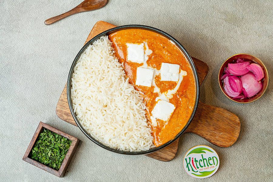 Paneer Butter Masala With Rice