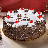 #1 Dad Black Forest Cake