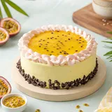 Passion Fruit Lava Cake