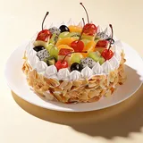 Tropical Fruit N Almond Cake