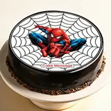 Spidey Web Cake