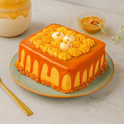 Caramel Bento Cake