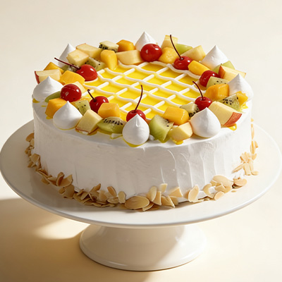 Tropical Fruit Bliss Cake