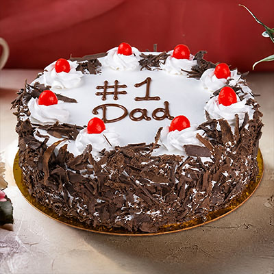 #1 Dad Black Forest Cake