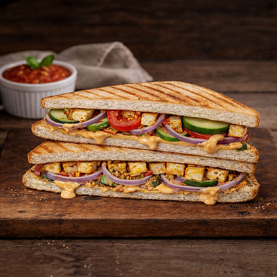 Creamy Mayo Paneer Sandwich