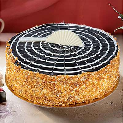 Rich Choco Butterscotch Cake [450 G, Serves 2-4]