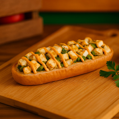 Smoked Paneer Footlong Bun