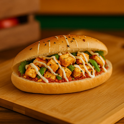 Paneer Tikka Fold Bun