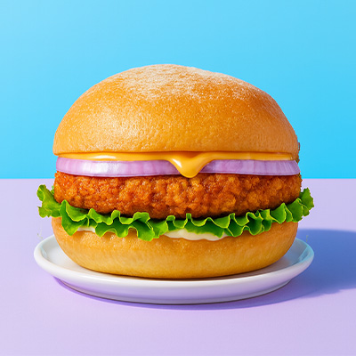 Crispy Chicken Delight Burger
