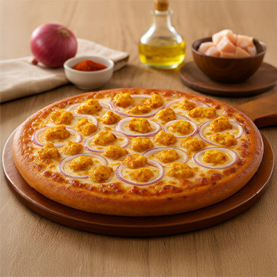Chicken Tikka Tango Pizza