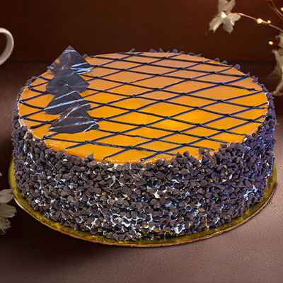 Eggless Chococaramel Cake [1.2 KG, Serves 5-8]
