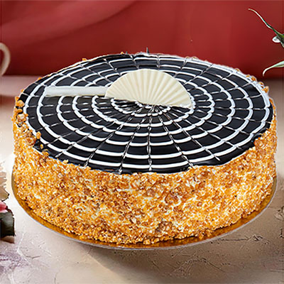 Eggless Rich Choco Butterscotch Cake [1.2 KG, Serves 5-8]