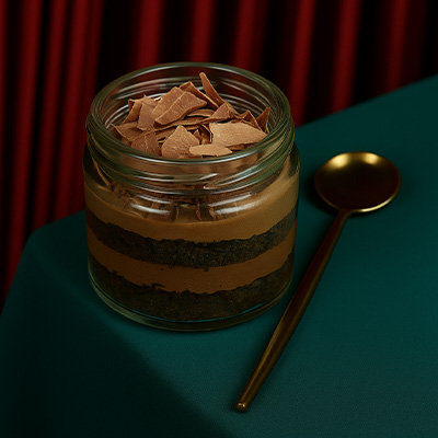 Milk Truffle Jar Cake