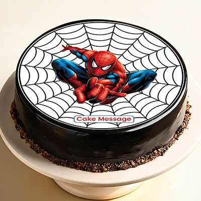 Spidey Web Cake