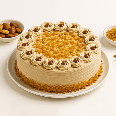 Nutty Caramel Cake