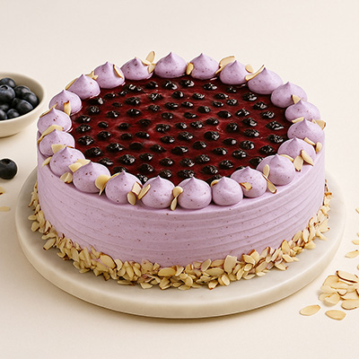 Fruit Chunk Blueberry Cake