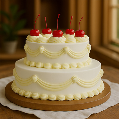 Vanilla Tower Cake [2.4Kg]