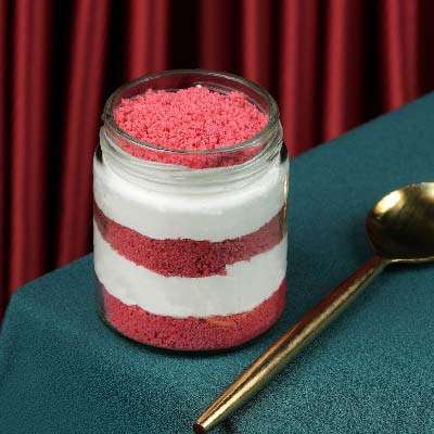 Redvelvet Jar Cake