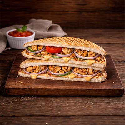 Creamy Mayo Chicken Panini