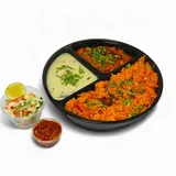 Masala Ghee Khichdi - Gujarati Kadhi- Bataka Nu Rasawalu Shak