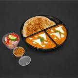 Silky-flaky Pure Ghee Paratha 3pcs, Paneer Lababdar, Salad, Achar
