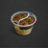 Wok Fried Veg Rice With Manchurian Gravy