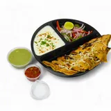 Tandoori Whole Wheat Flour Cheese Masala Paratha With Curd