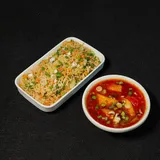 Chilly Paneer Gravy With Veg Fried Rice Combo