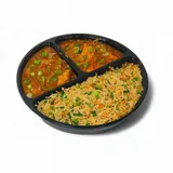 Paneer Chilly Gravy With Veg. Fried Rice