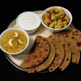 Farali Thepla Curd Sukhi Bhaji Combo