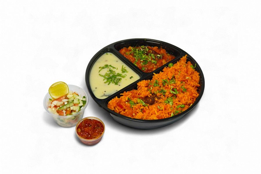 Masala Ghee Khichdi - Gujarati Kadhi- Bataka Nu Rasawalu Shak