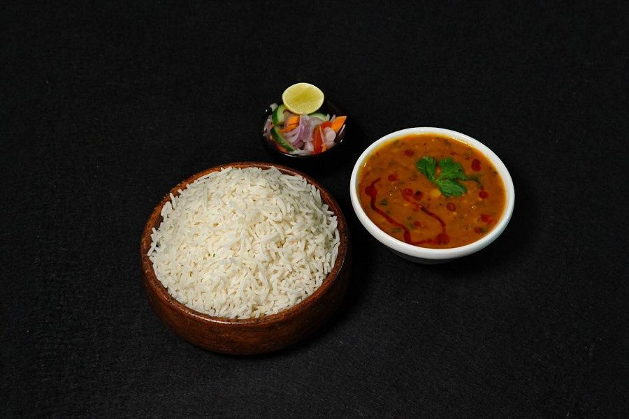 Dhabewali Dal  Rice Bowl Combo