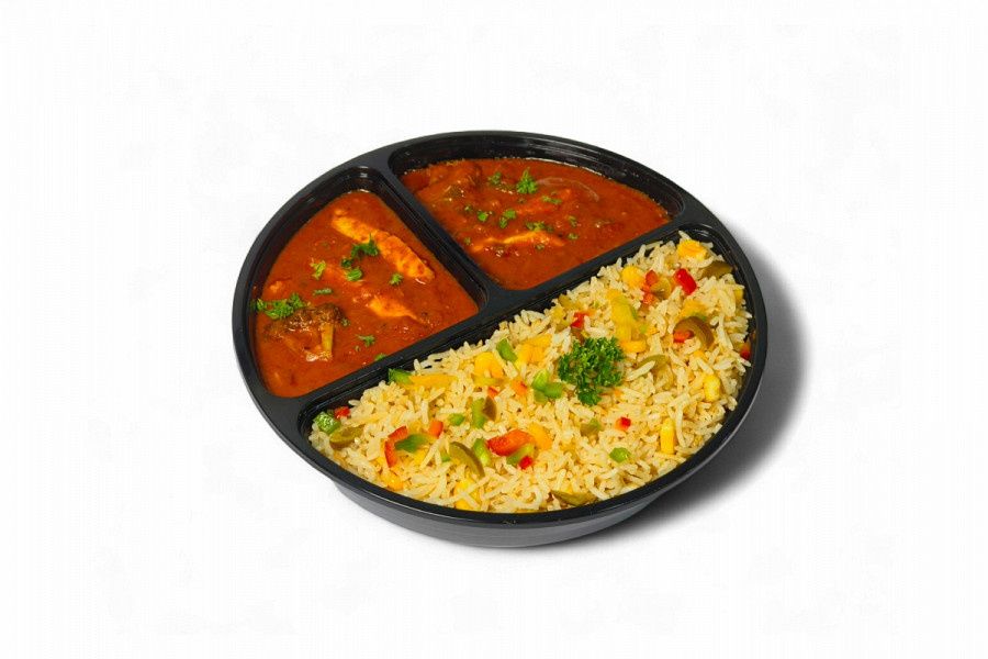 Jalpeno Corn Bellpepper Rice With Mexican Curry 3 Cp Round