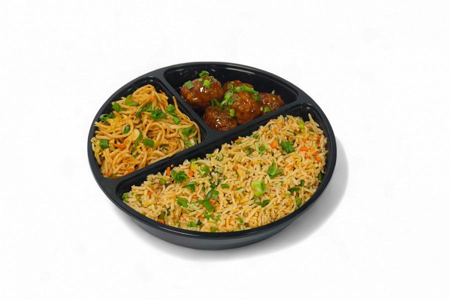 Hakka Noodles-Veg Fried Rice - Veg Manchurian Dry