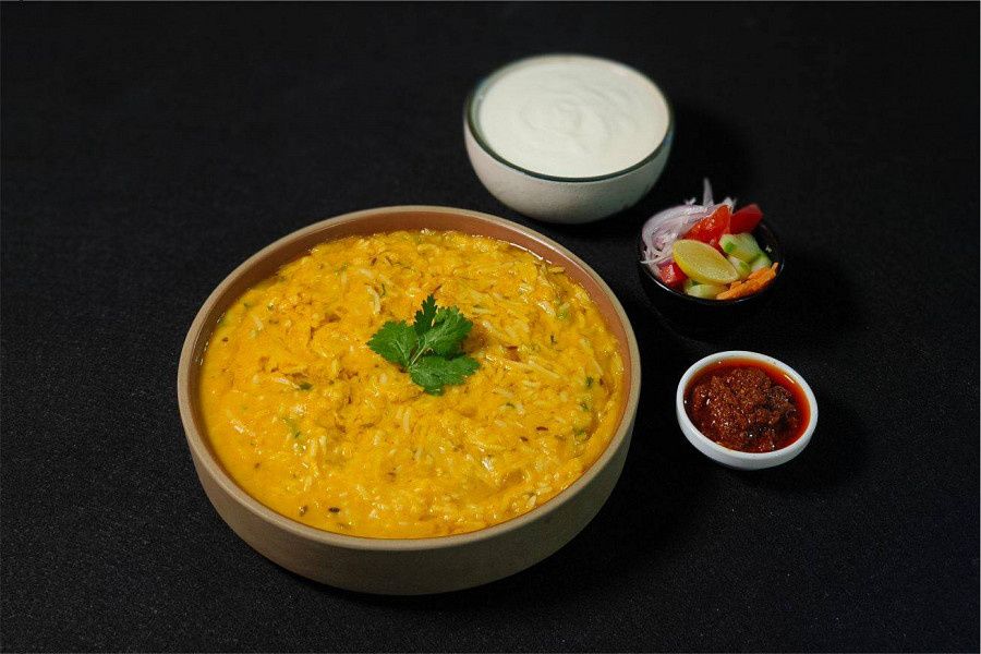 Satvik Khichdi -curd