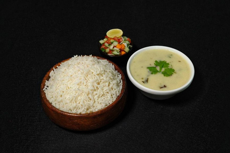 Gujarati  Kadhi Rice Bolw Combo