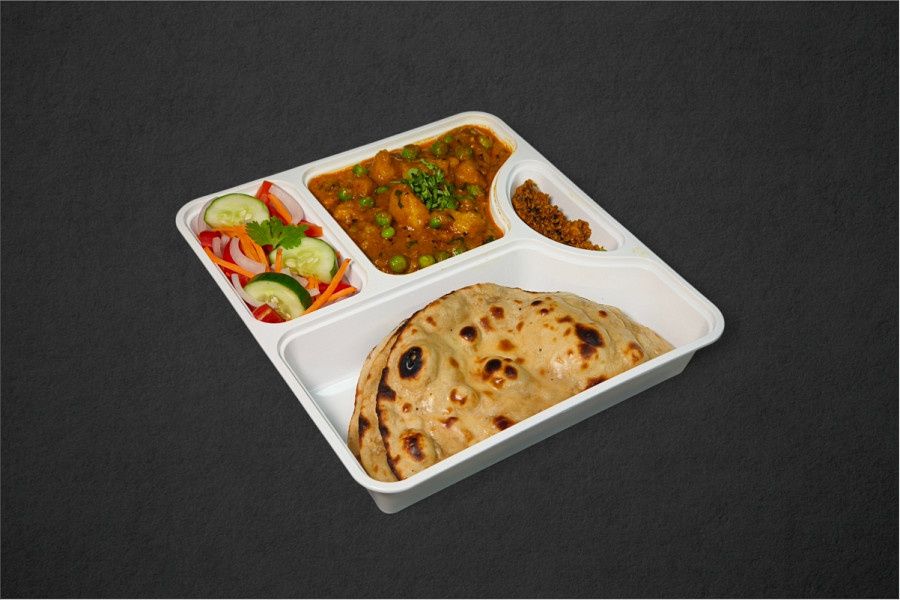Aloo Mutter With Any One-(