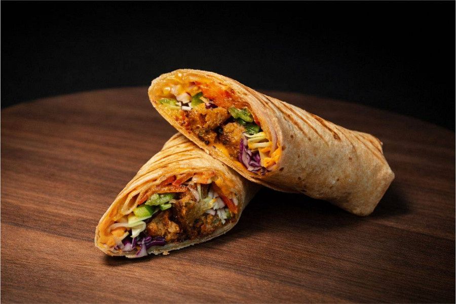 Indo Chinese - Manchurian Veg Wrap
