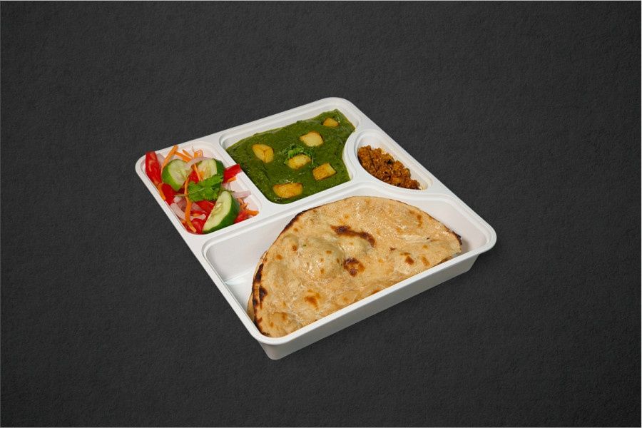 Aloo Palak With Any One- (