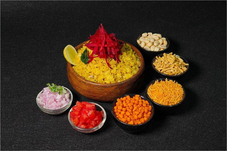 GJ Desi Special Masala Poha ( Jain / Regular )