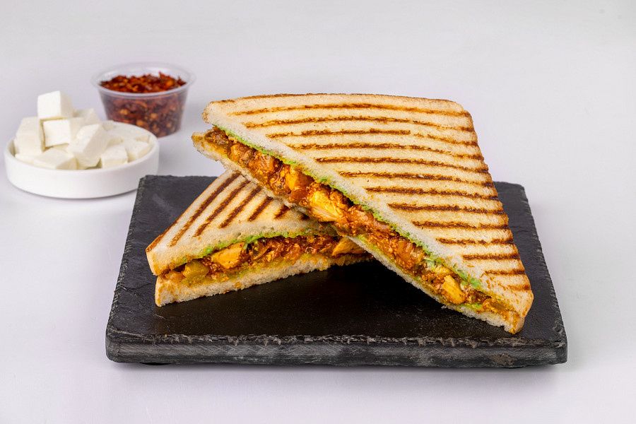 Paneer Tikka Grill Sandwich
