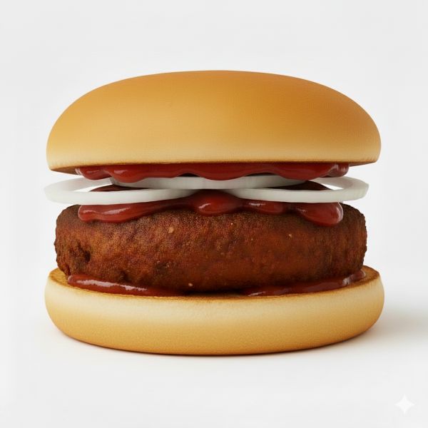 Korean Aloo Tikki Burger