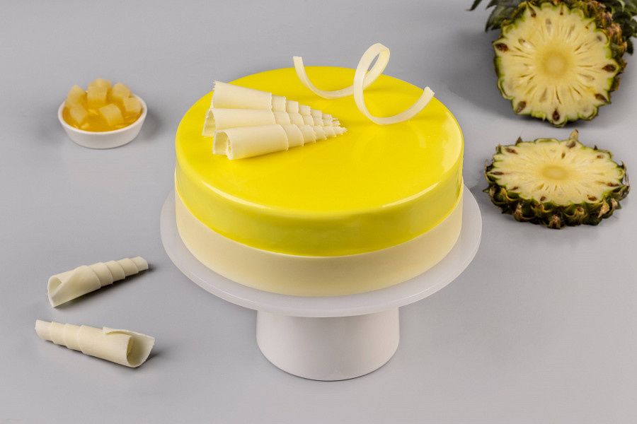 2020 Real Bites Fresh Pineapple Cake 500 Gm