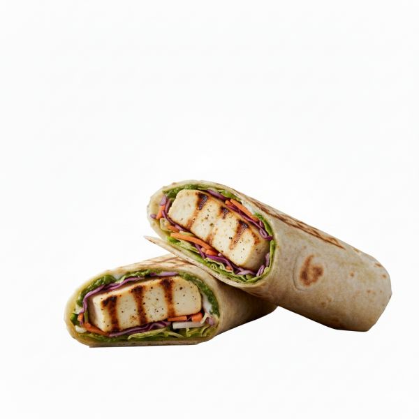 Korean Spicy Paneer Wrap