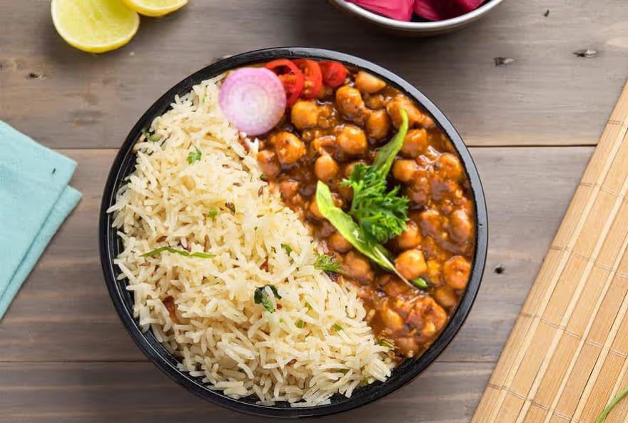 Chole Rice Bowl