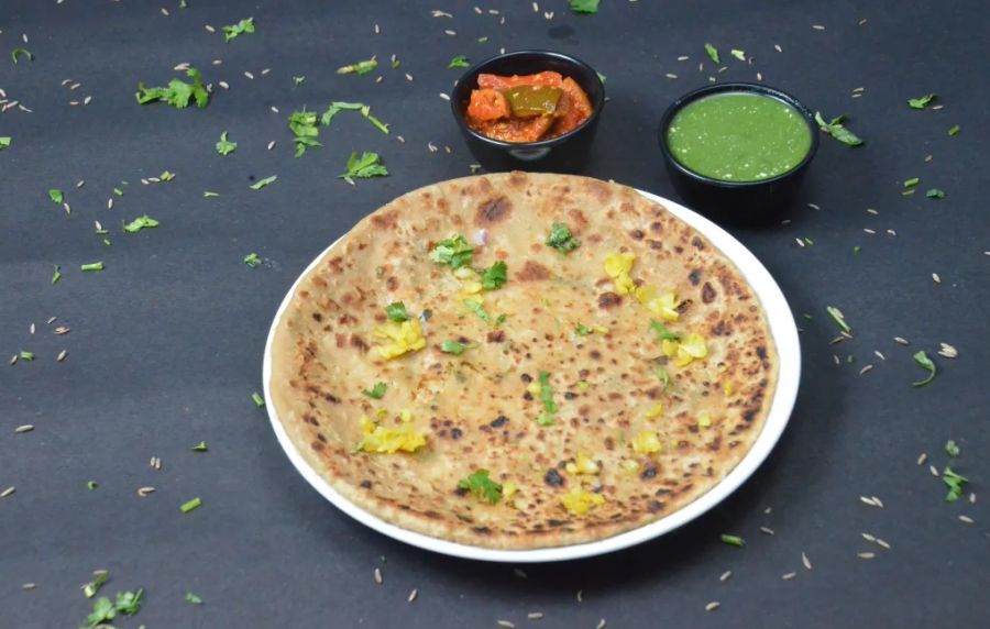 Whole Wheat Aloo Gobi Paratha