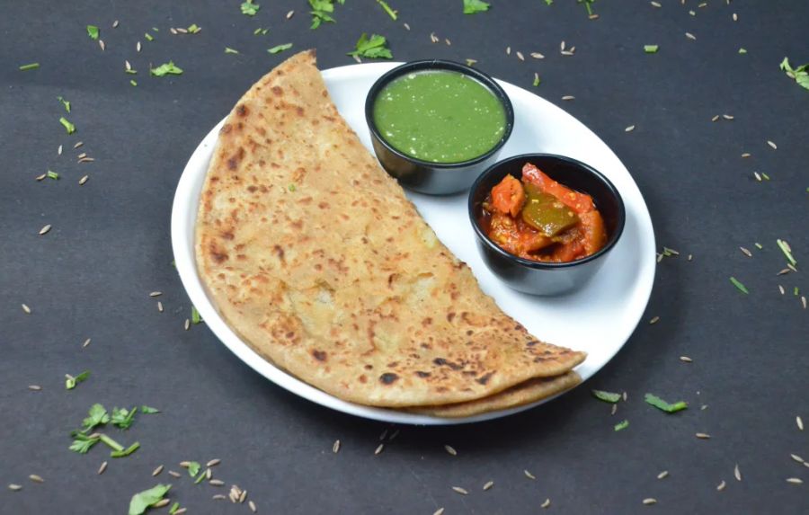 Whole Wheat Aloo Onion Paratha