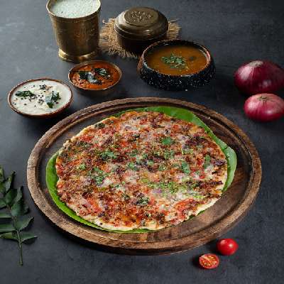 Onion-Tomato Uttapam