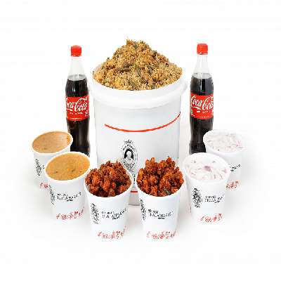 Thalappakatti Special Party Bucket Veg Biryani (Serves 9)